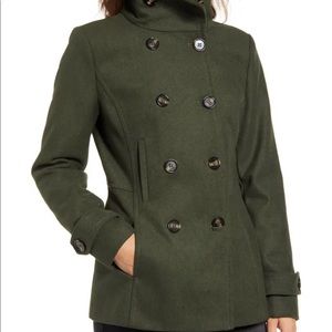 Thread & Supply Olive Green short trench coat